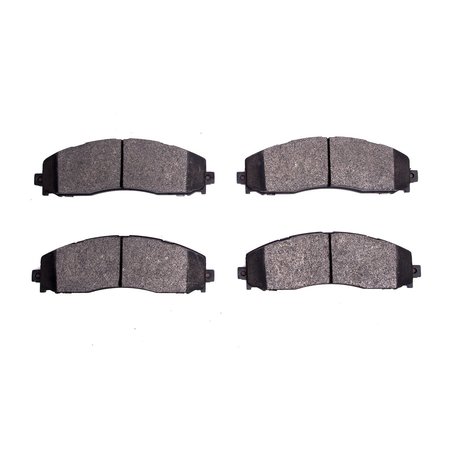 DYNAMIC FRICTION CO Heavy Duty Pads - Semi Metallic, For High Speed/Towing/Off-Roading, Low Noise, Low Dust, Rear 1214-1691-00